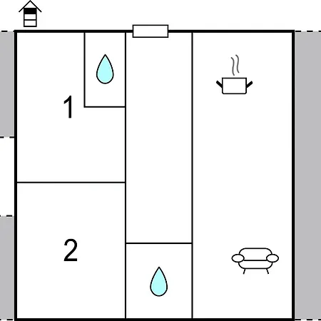 Lägenhet Two-bedroom In Hodilje Hodilje